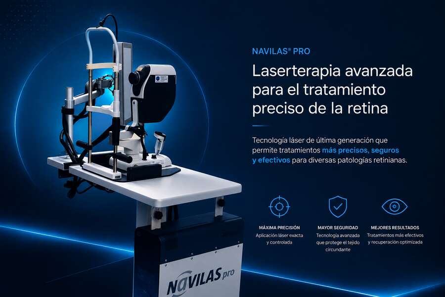 Navilas Pro, láser de fotocoagulación robótico